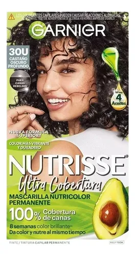 Garnier Nutrisse Ultra Cobertura 30U Castaño Oscuro Profundo